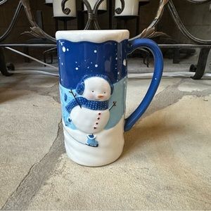 New St. Nicholas Square Let It Snow Snowman Winter Coffee Mug